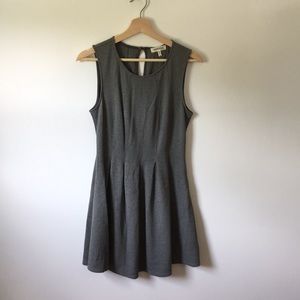 Monteau Grey Fit and Flare Dress